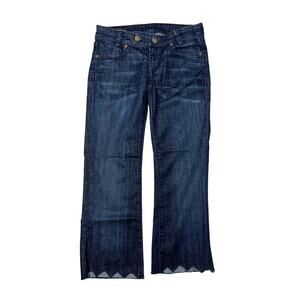 Citizens of Humanity COH Womens Arrowhead Flare Trouser Fit Jeans Raw Cut Hem 24